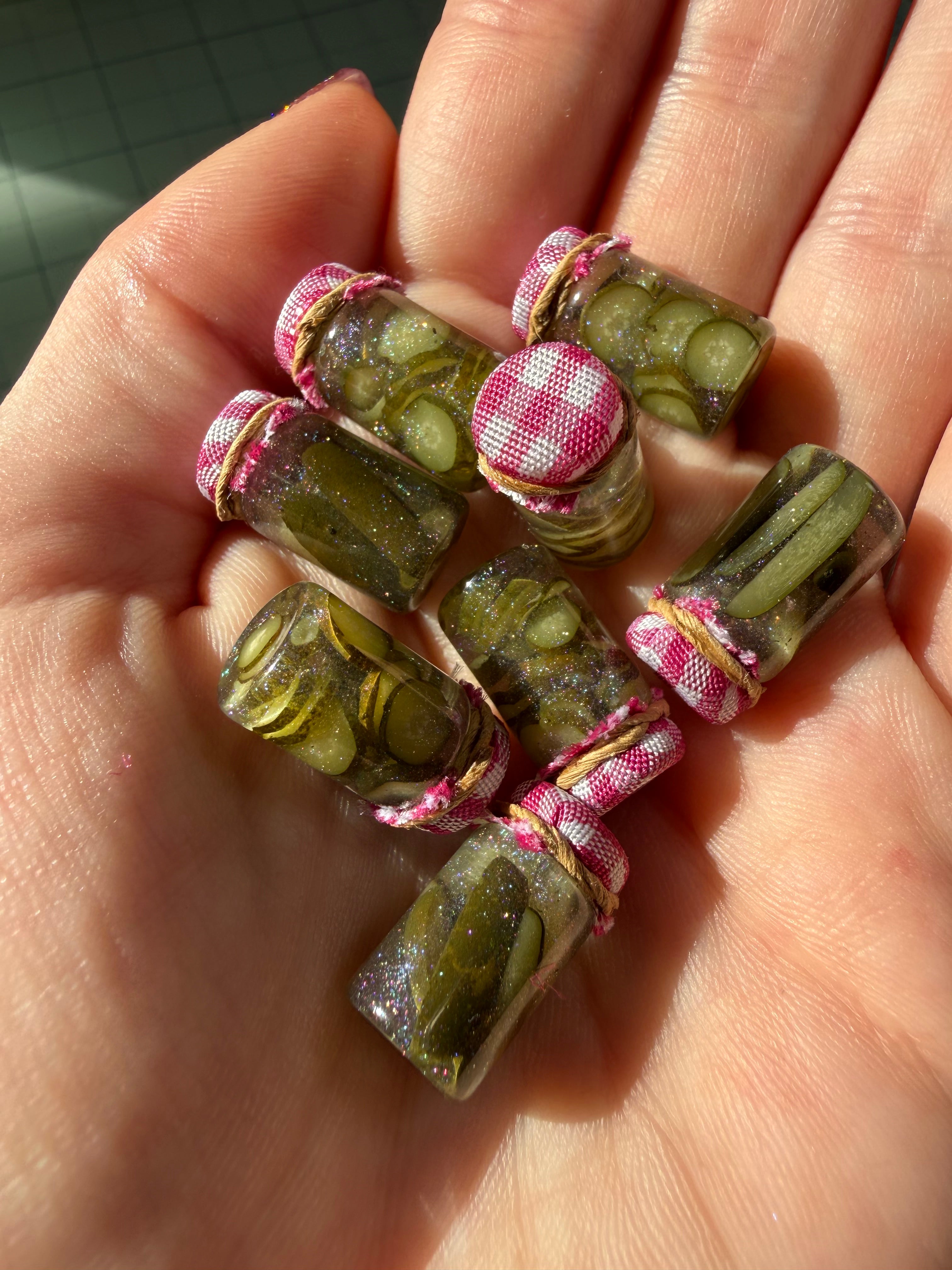 Pretty Pickles Jar Earrings